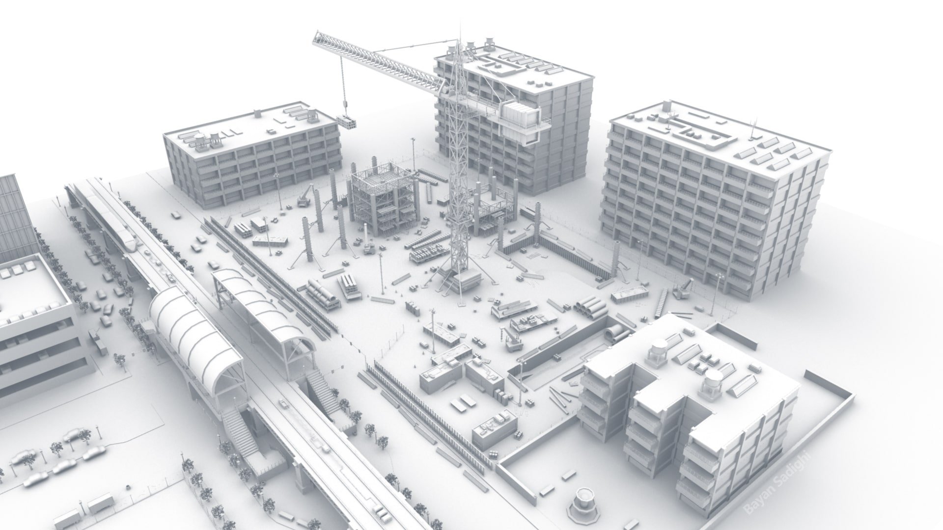 پلان طبقات برج بین المللی تهران
