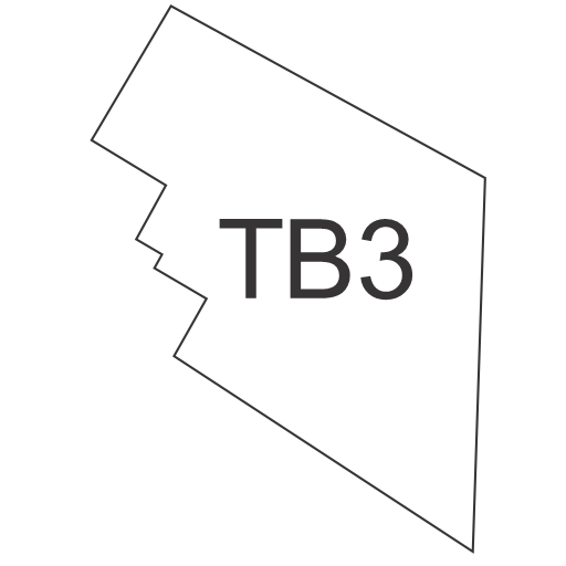 جزییات پلان TB3 طبقه 48 بال B